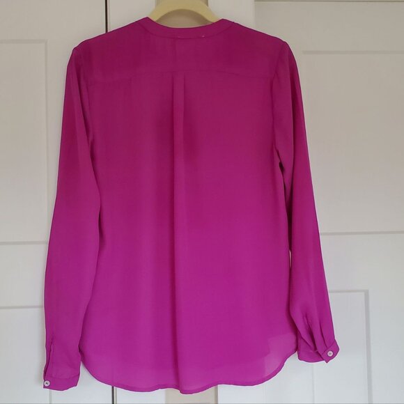 Pixi + Ivy Button-Down Purple Blouse. Size S - Picture 2 of 9